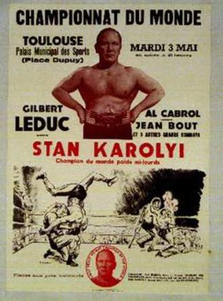 a poster of a man with his hands on his hips