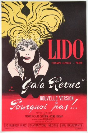 a poster of a woman with a black glove