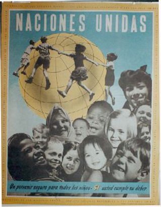 a poster with children jumping in the air