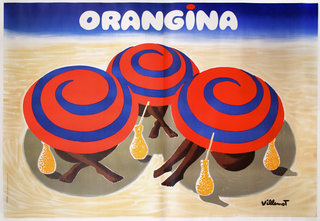 a poster of an orangina