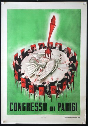 a poster of a political party