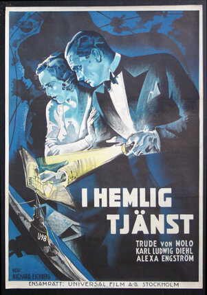 a poster of a man and woman