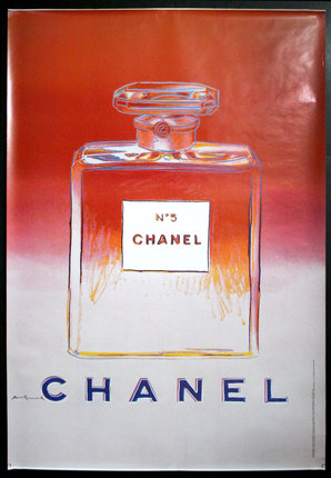 a poster of a chanel perfume