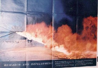a poster of a missile firing