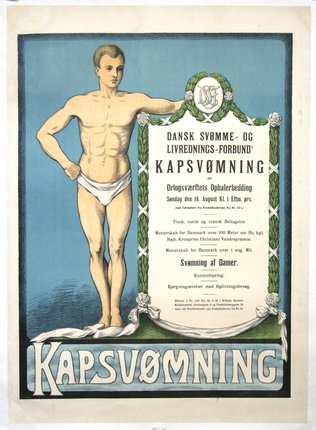 a poster of a man in underwear