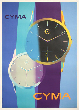 a poster of a watch