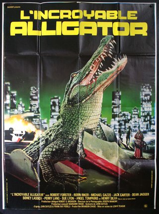 a poster of a crocodile