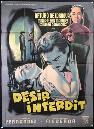 a movie poster with a man holding a woman
