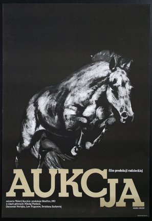 a poster with a horse