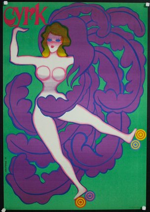 a poster of a woman dancing