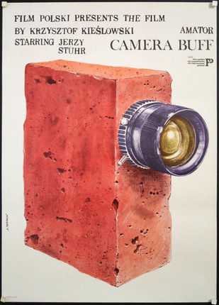 a poster of a camera buff