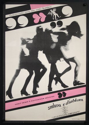 a poster with a couple of women dancing
