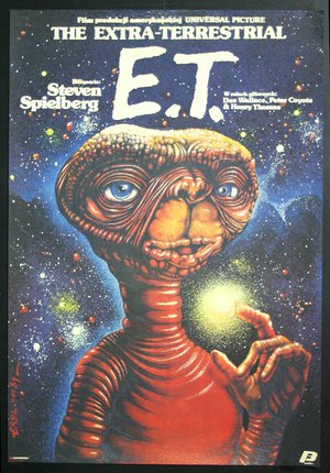 a poster of an alien