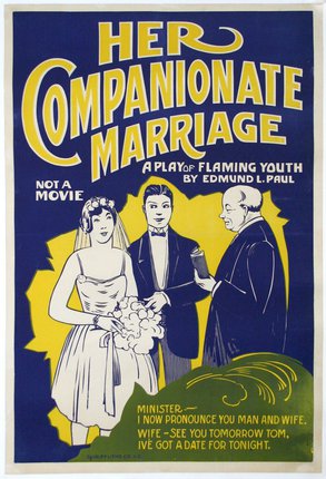 a poster for a marriage