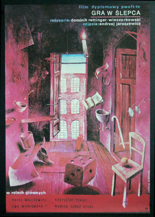 a painting of a room with a window and a chair