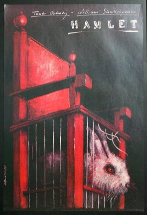 a rabbit in a cage