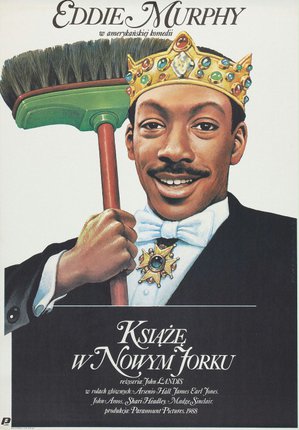 a man holding a broom
