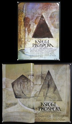 a book with a triangular design