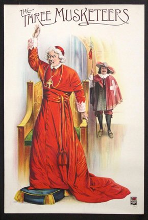 a poster of a man in a red robe