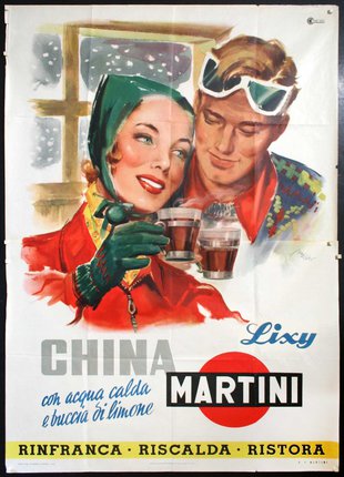 a poster of a man and woman