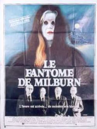 a movie poster with a person in a mask