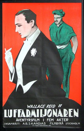 a poster of a man and a woman