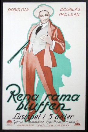 a poster of a man in a suit