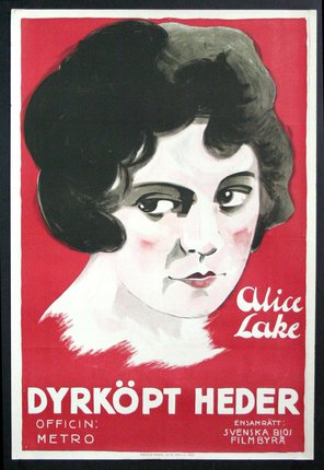 a poster of a woman