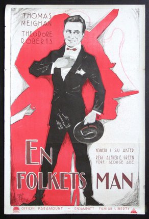 a poster of a man in a tuxedo