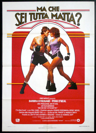 a movie poster of a man and woman boxing