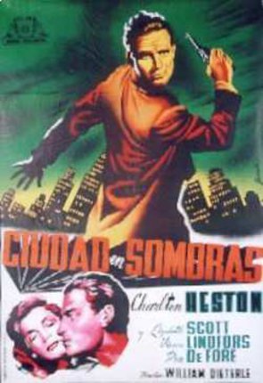a movie poster with a man in a mask