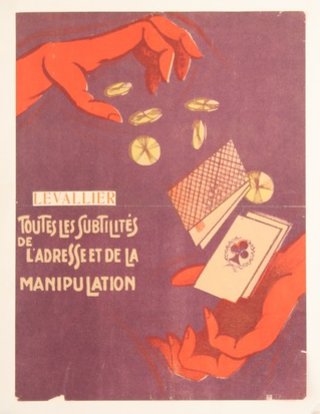 a poster of hands and cards