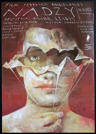 a poster of a man with a mask