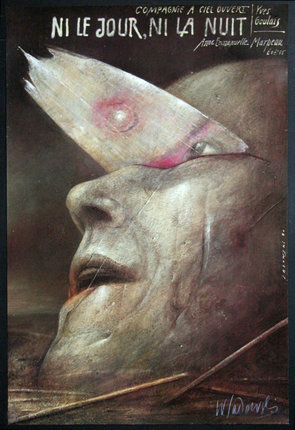 a painting of a man's face