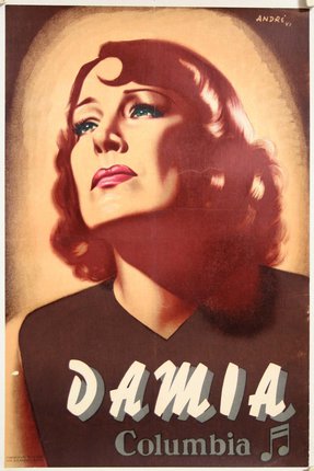 a poster of a woman