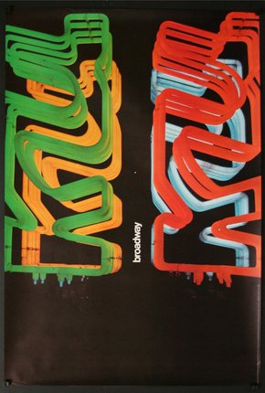 a poster of neon tubes