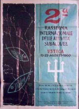 a poster with text and fish