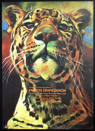 a poster of a cheetah