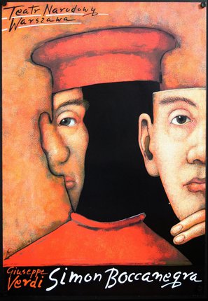 a painting of two men