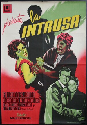 a movie poster with a couple of people