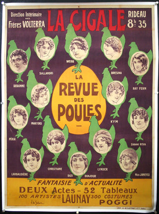 a poster with images of women's faces