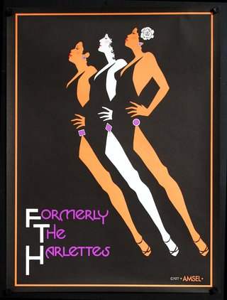 a poster of three women in leotards