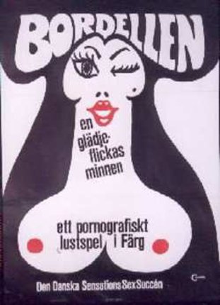 a poster with a woman's face