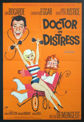 a poster of a doctor in distress