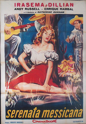 a poster of a woman sitting on a tree