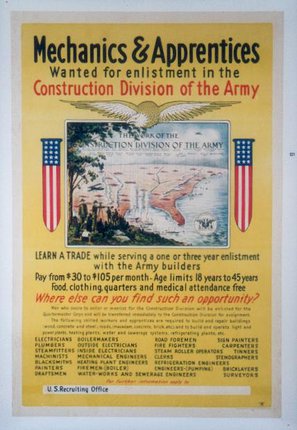 a poster with a map and flags