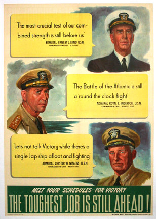 a poster of military personnel