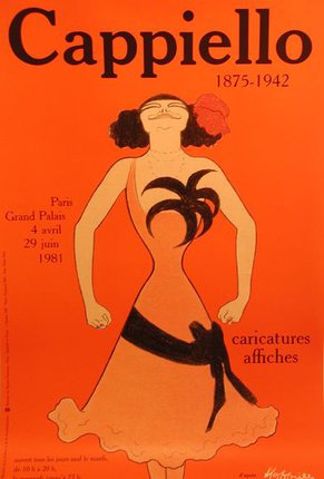 an orange cover with a woman in a dress