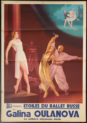 Etoiles du Ballet Russe - Galina - La celebre danseuse etoile Original Vintage Poster | Chisholm Larsson