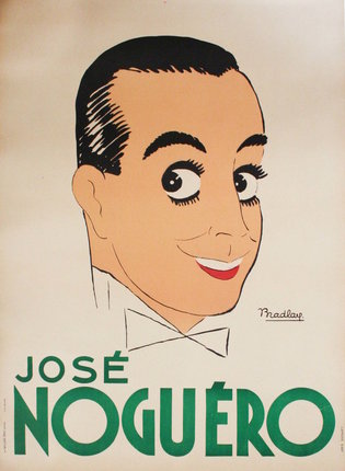 a poster of a man with big eyes